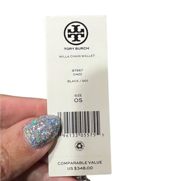 New Tory Burch Willa chain wallet crossbody bag - Picture 7 of 9